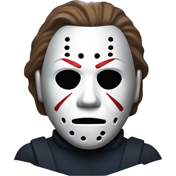 Michael Myers playing ps5 emoji