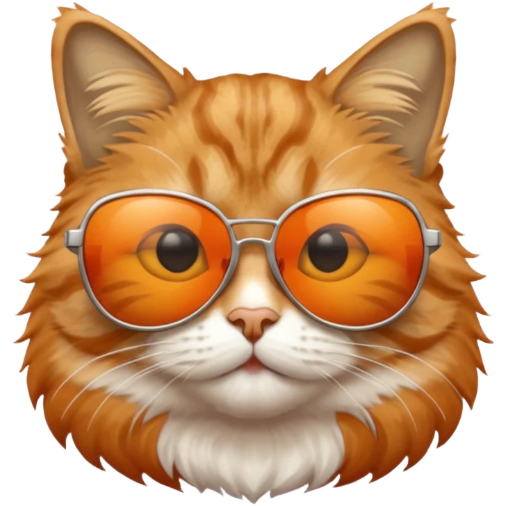 Cat wearing sunglasses emoji