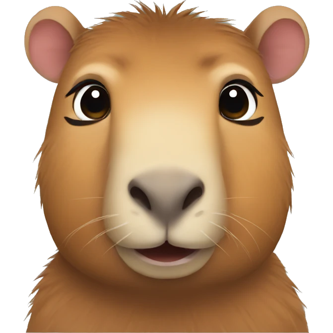 pregnant silly capybara emoji