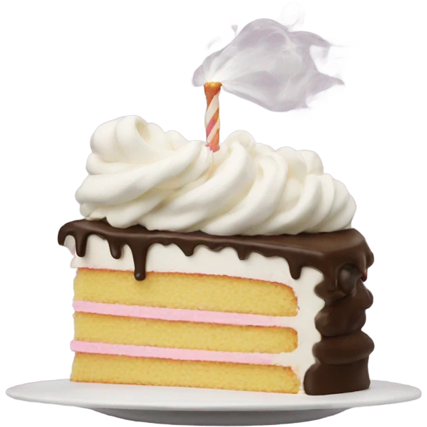 Blowing cake emoji