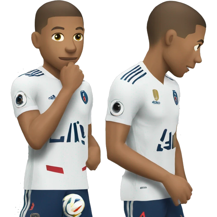 Mbappe qui souleve la ldc emoji