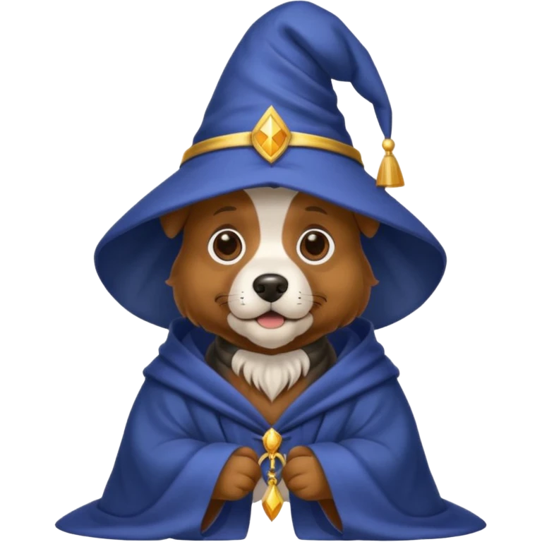 Dog wizard emoji