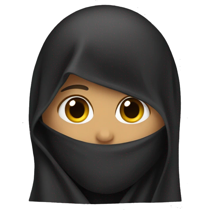 A an with a burka emoji