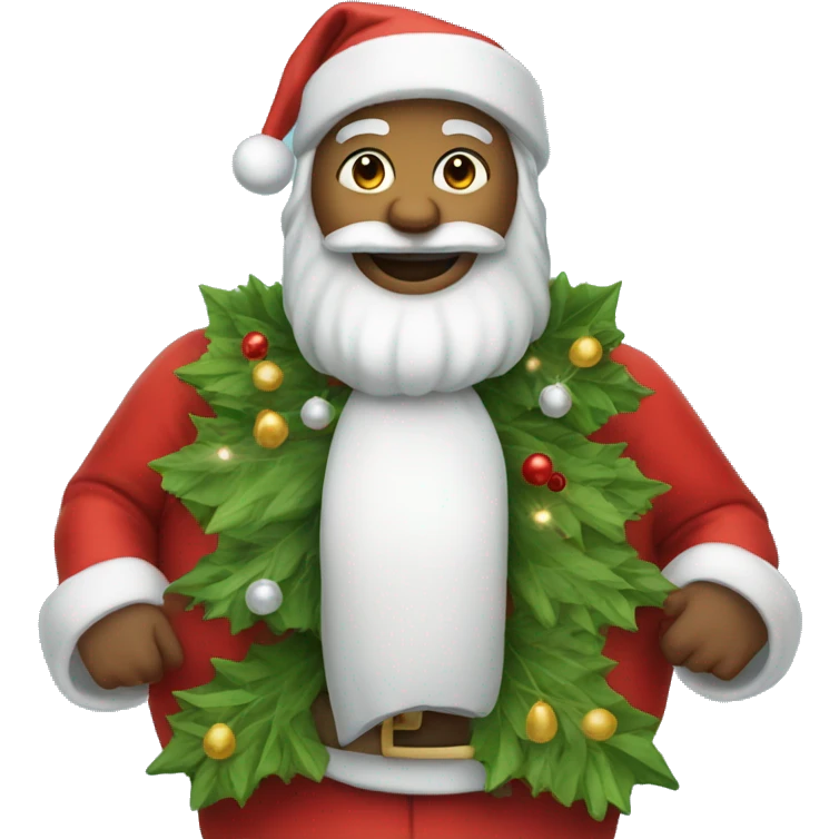 árvores de natal toda enfeitada  emoji
