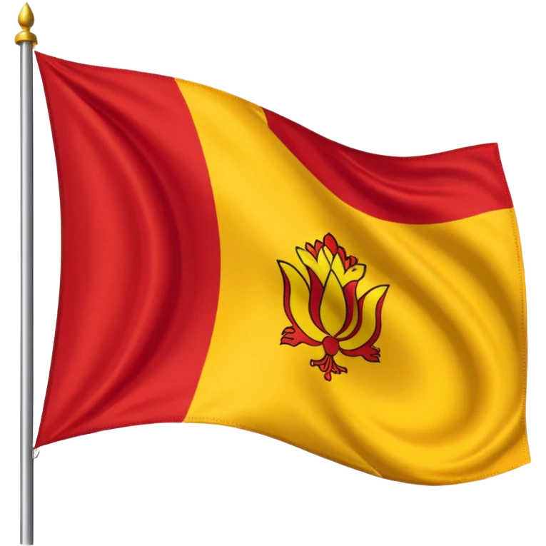 Karnataka flag without pole only the flag emoji