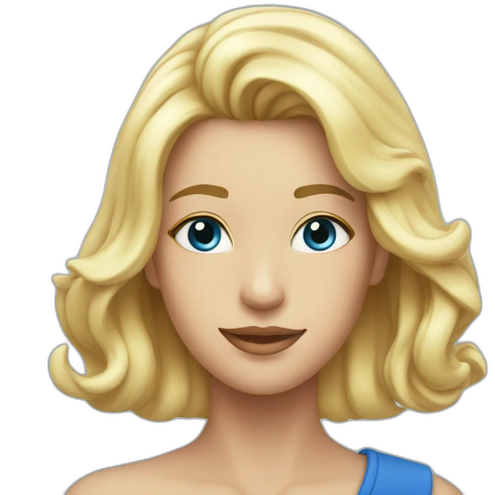 étoile bleu emoji