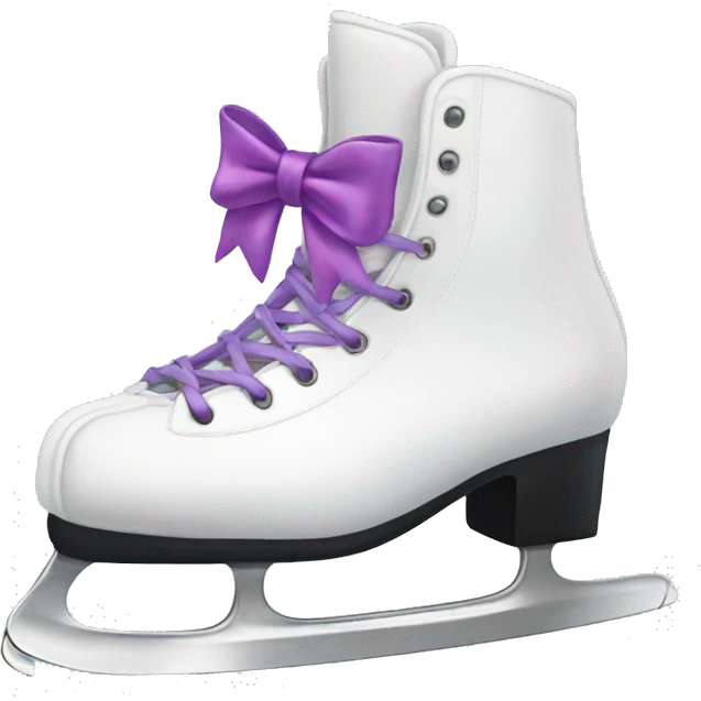 Ice skates with bows  emoji