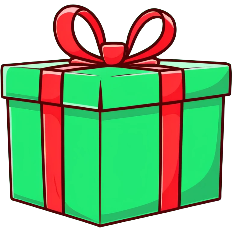 red gift box emoji