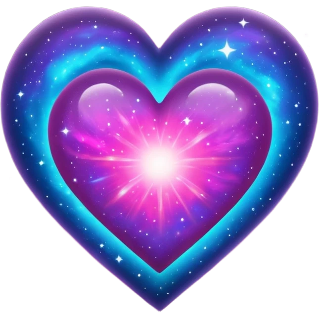 galaxy heart  emoji