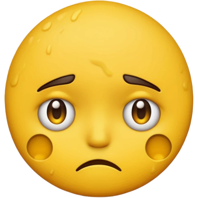 Disappointed yellow emojiDisappointed emoji