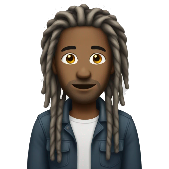 Man with dreads emoji