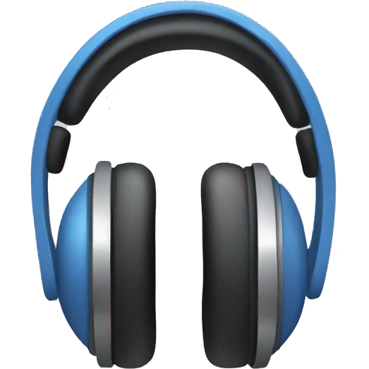 headphone with music note emoji