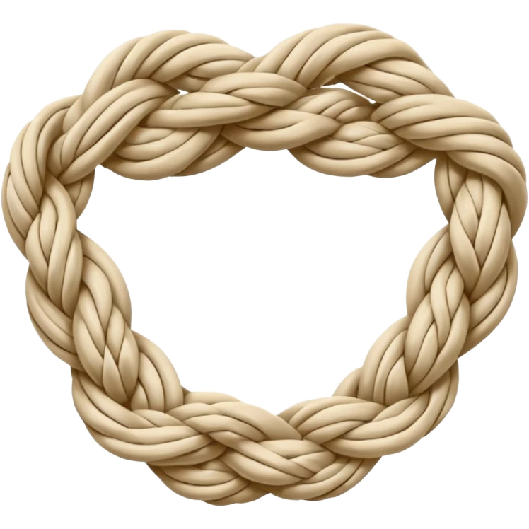 Rope Knot – decorative Shibari knot. emoji