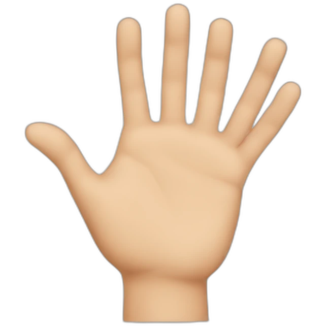 Hand frame emoji