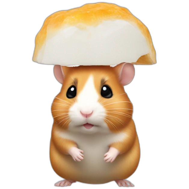 hamster standing on his head emoji