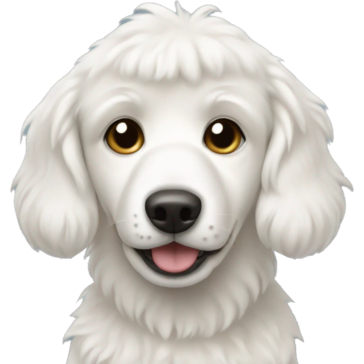 white russian dog emoji