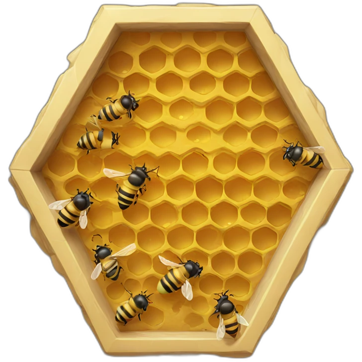 bee hive emoji