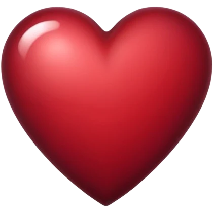 red burgundy heart emoji
