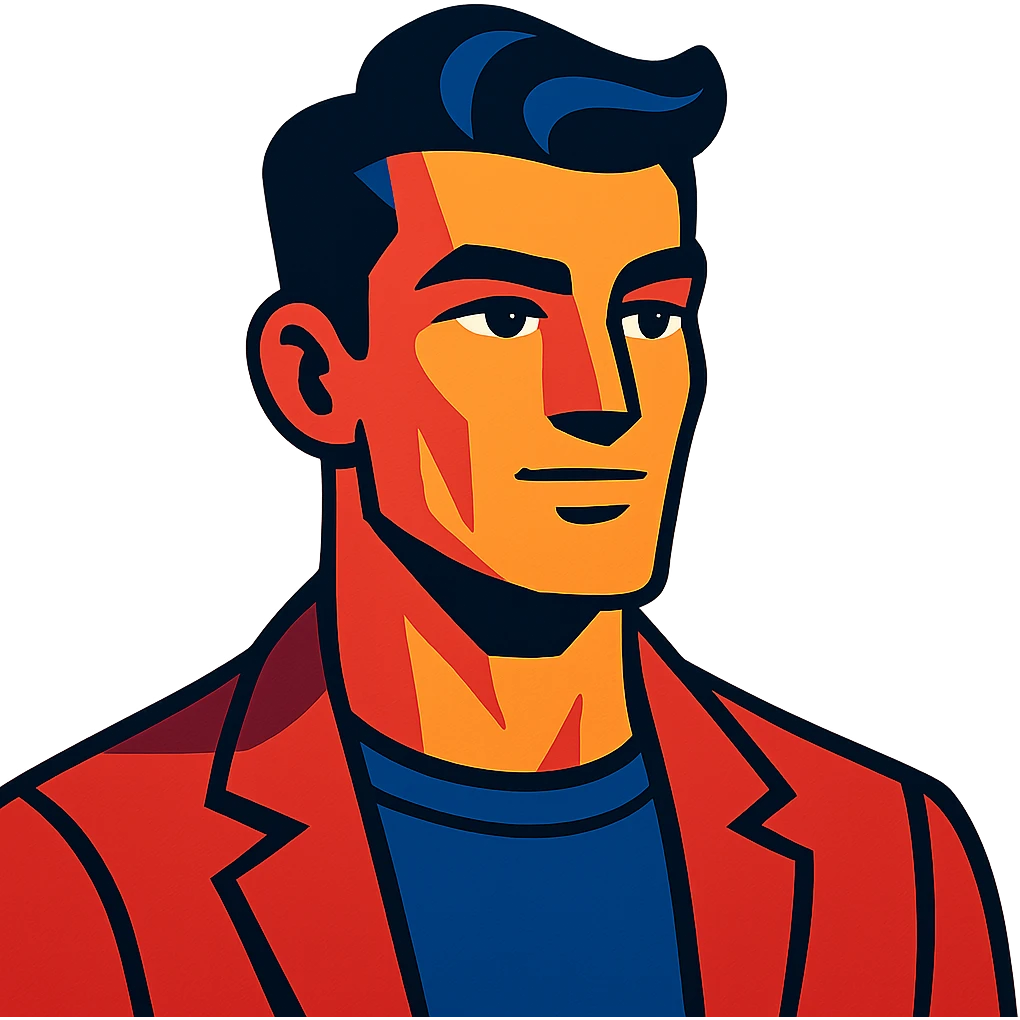 sigmaboy with confident and calm expression, kind eyes, pronounced cheekbones emoji