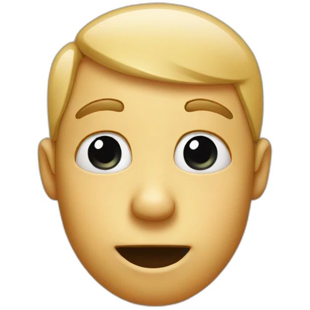 Normal emojie with finger in nose emoji