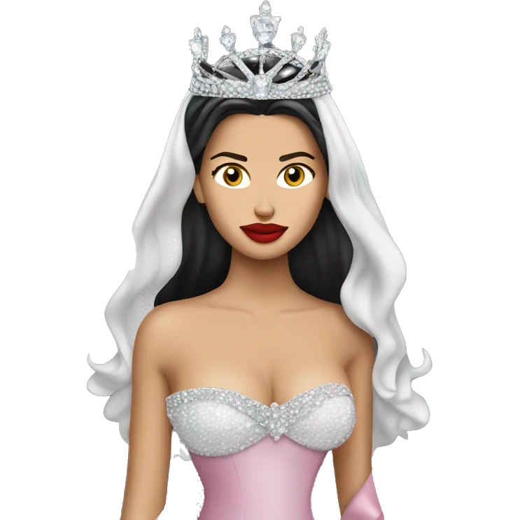 Adriana Lima wearing a tiara emoji