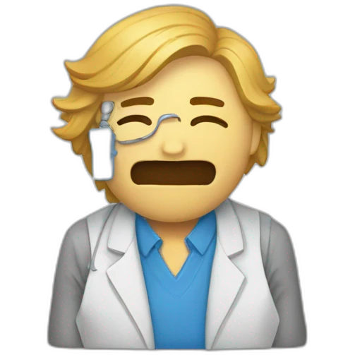 un informaticien qui dort emoji