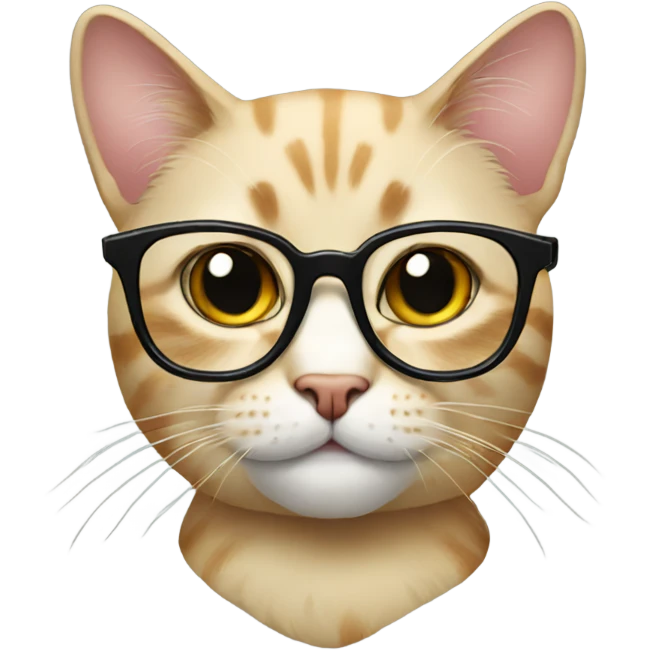 cat with glasses emoji