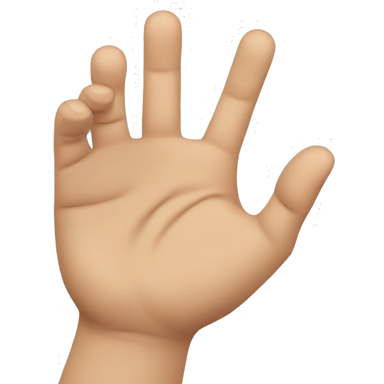 Albanian hand emoji