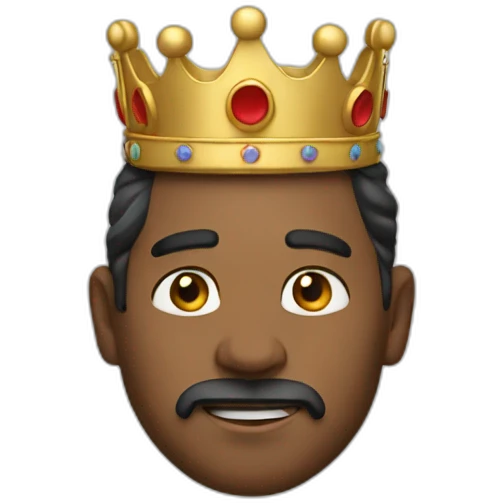 El rey emoji