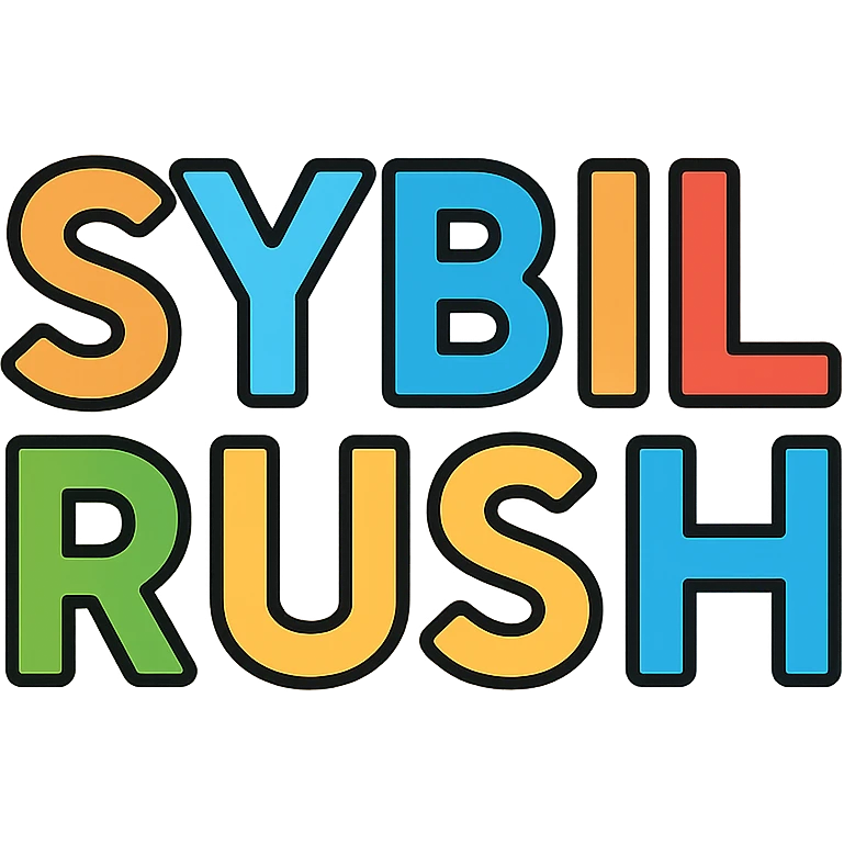 Text saying "SYBILRUSH" emoji