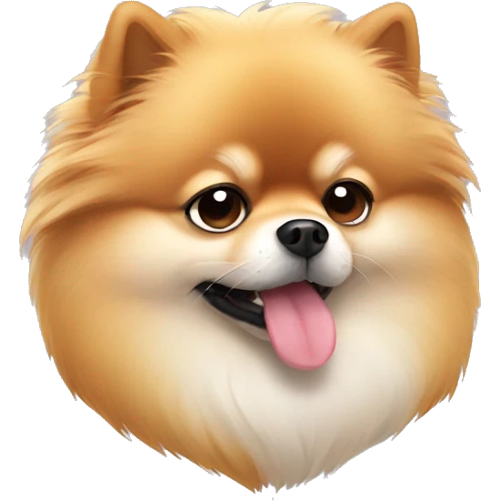 Pomeranian sleepy emoji