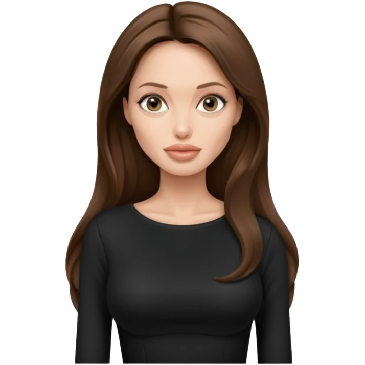 Angelina Jolie up to the waist emoji