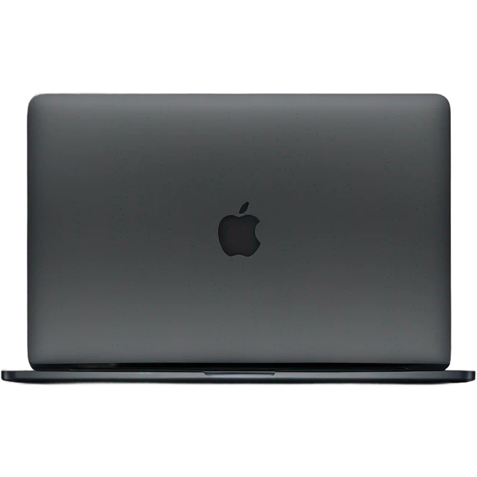 MacBook Pro in space black emoji