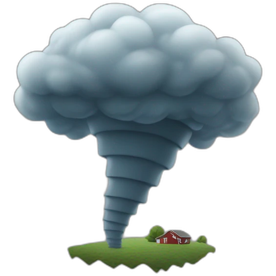 tornado emoji