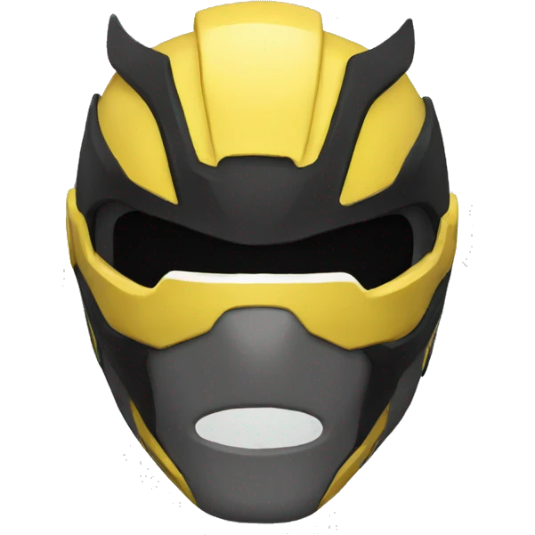 yellow ranger mask emoji emoji