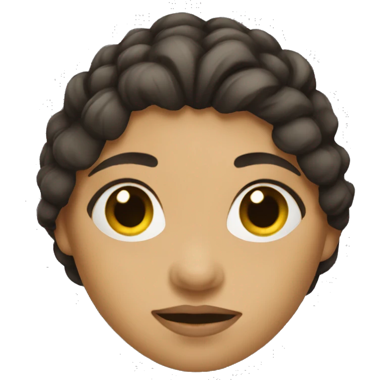 Viking women with dark hair emoji