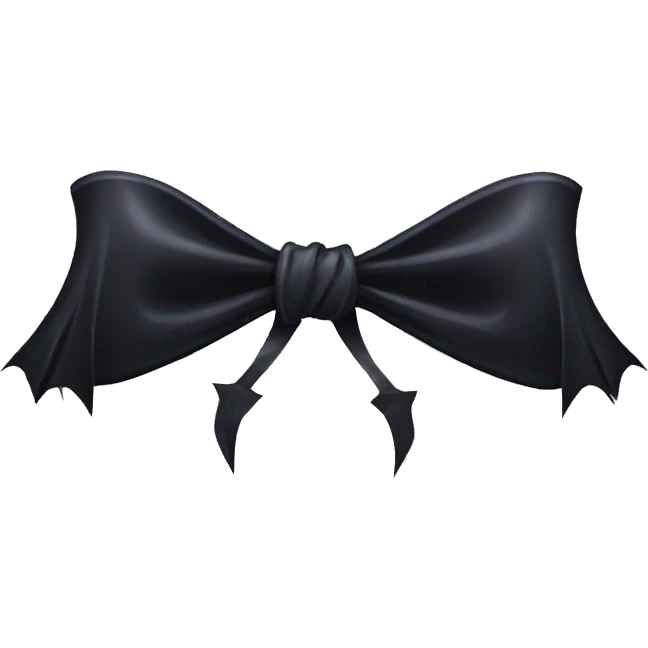 gothic bow emoji
