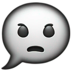 speech bubble emoji