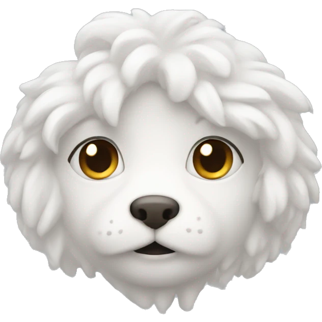 white Soft cute  emoji