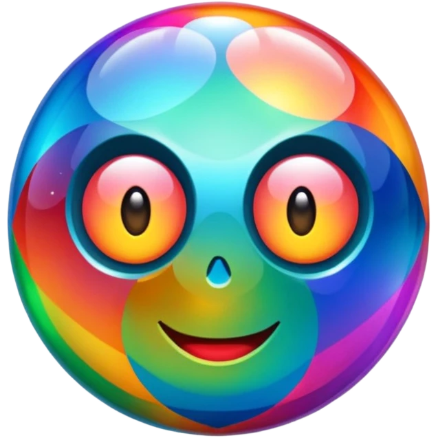 boule disco à facette et poulpe emoji