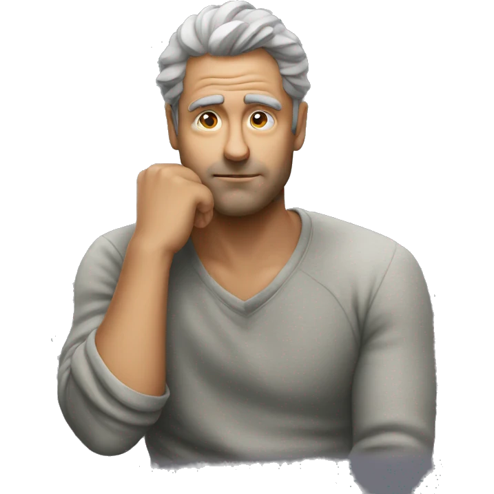 man thinking emoji