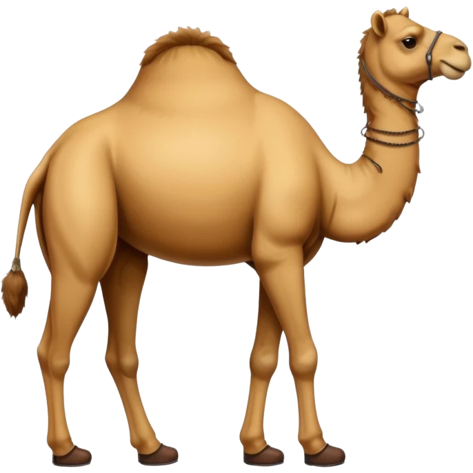 Camel Head Refrigerator Body Camel Legs Wear And Brown Boots emoji