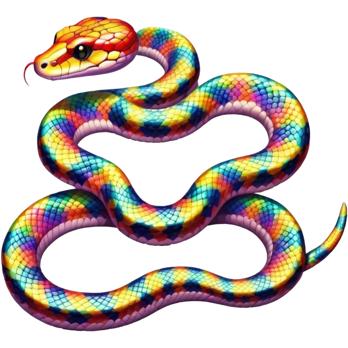 Rainbow Boa Snake emoji