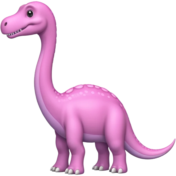 Pink diplodocus  emoji