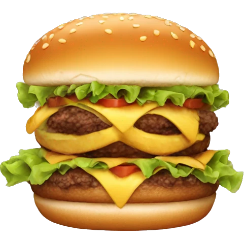 Drake on hamburger  emoji