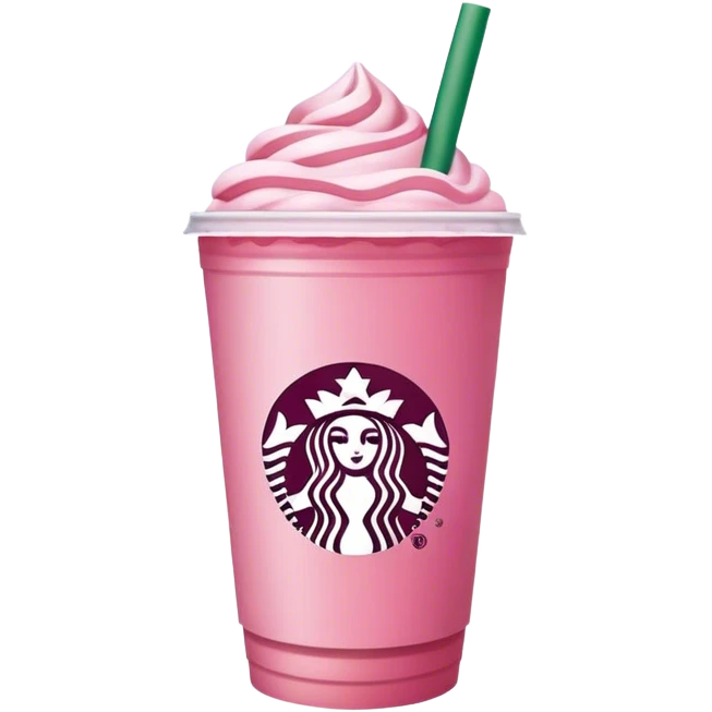 starbucks pink drink emoji