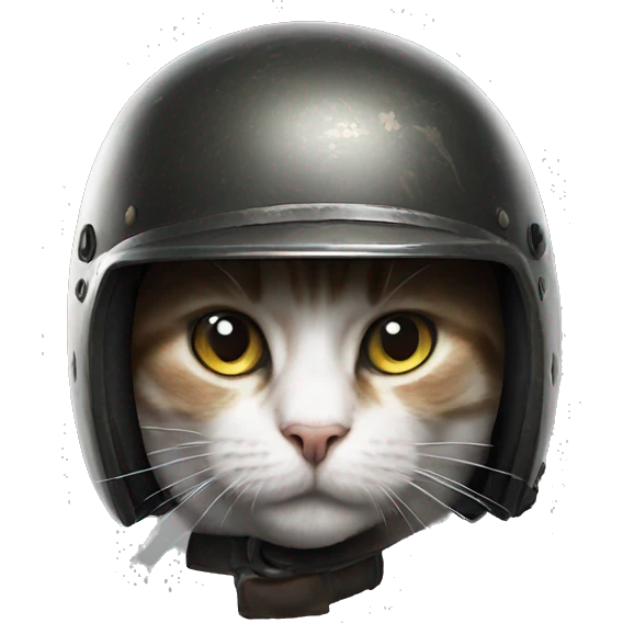 Level 3 helmet from PUBG on a CAT emoji