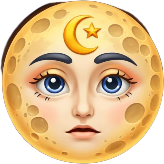 moon burned eyebrows alchemy accident emoji
