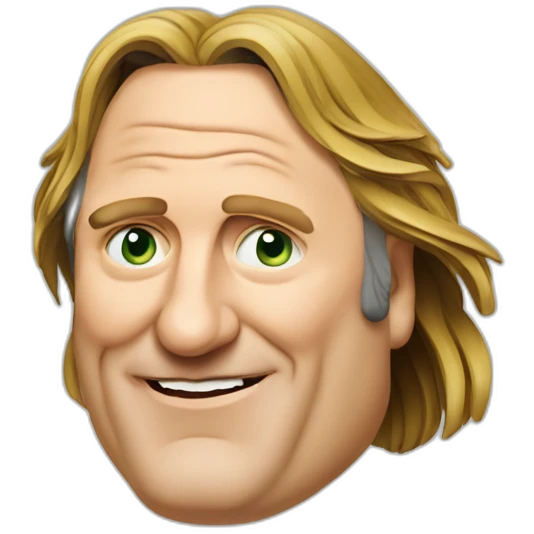 Gérard Depardieu in rasta emoji