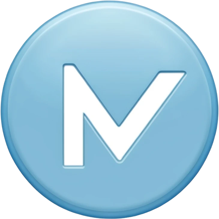 A light blue or brown circle with a white checkmark inside it. emoji